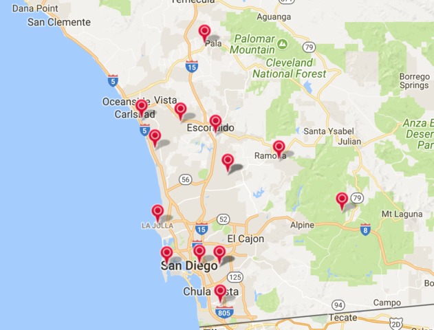San Diego Power Outage Map - Map